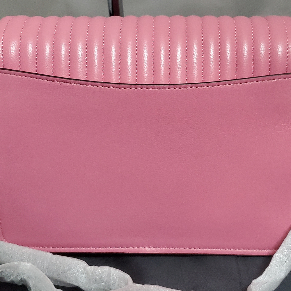 Coach Colorblock Quilted Rivets C Turnlock Bowery - Picture 2 of 8